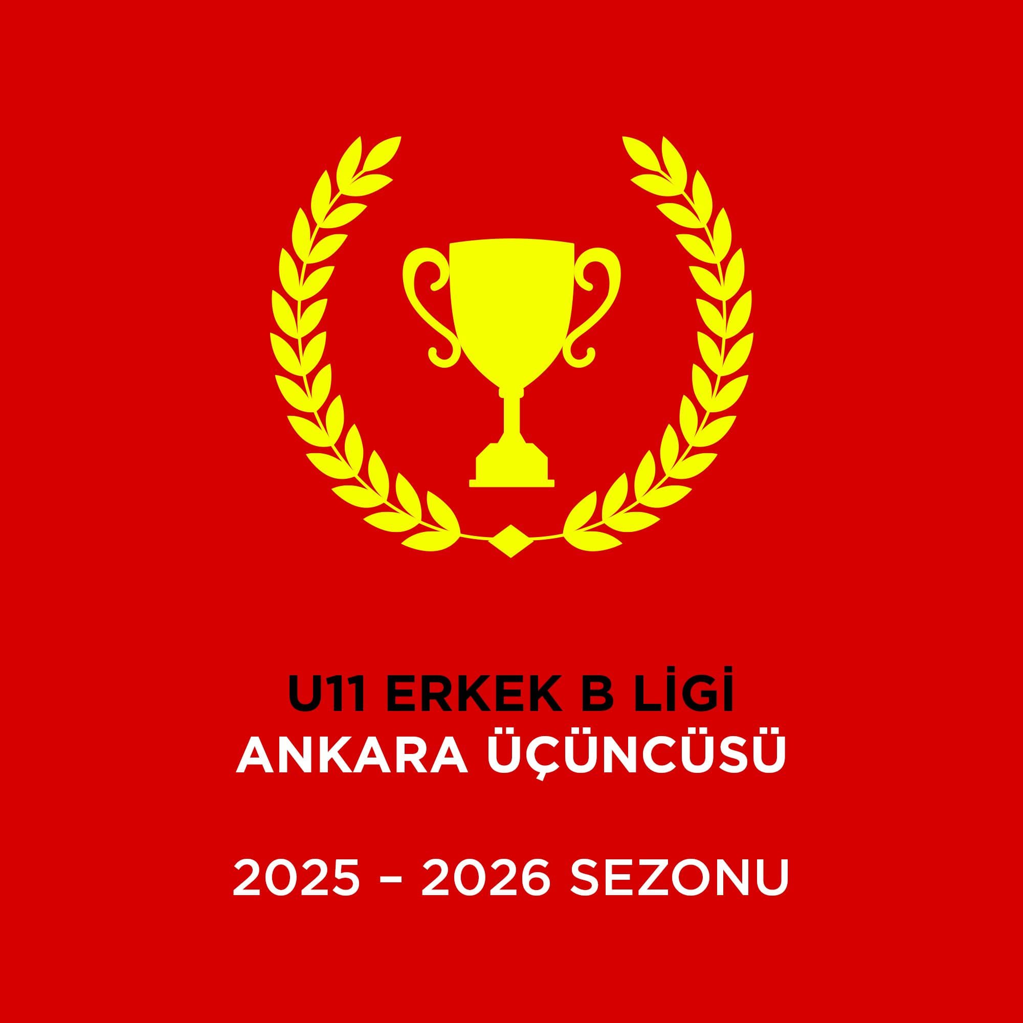 U11 ERKEK B LİGİ ANKARA ÜÇÜNCÜSÜ